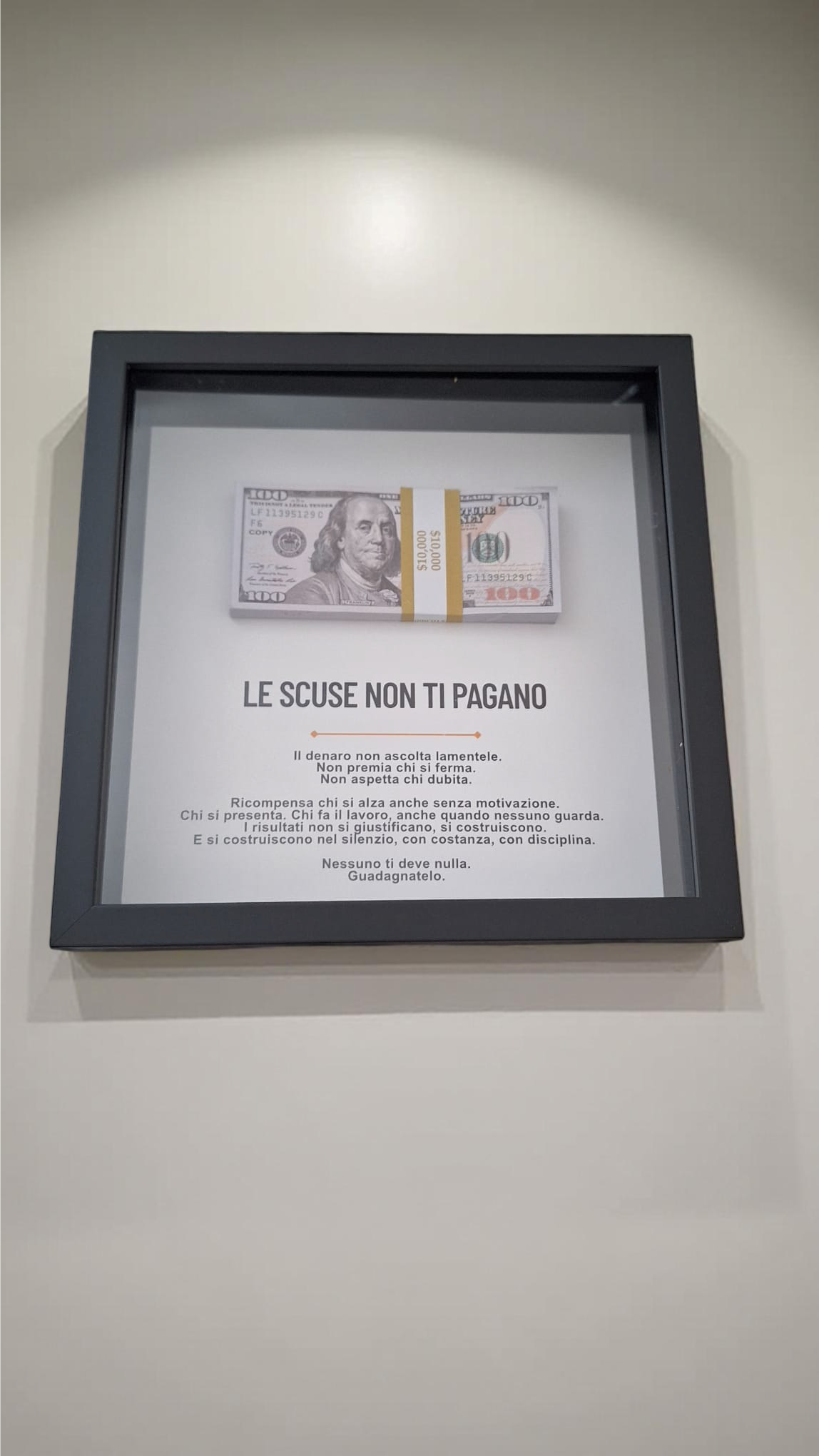 Le scuse non ti pagano