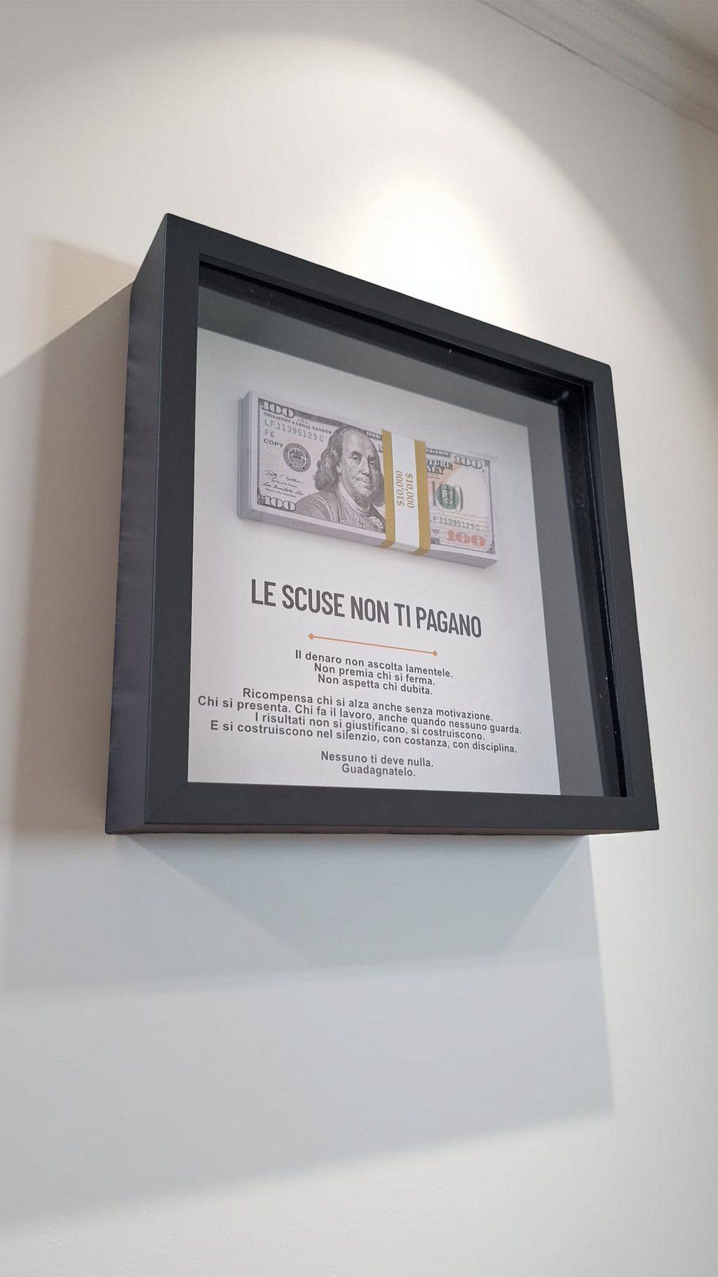 Le scuse non ti pagano